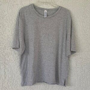 Athleta Heather Gray oversized Tee size S